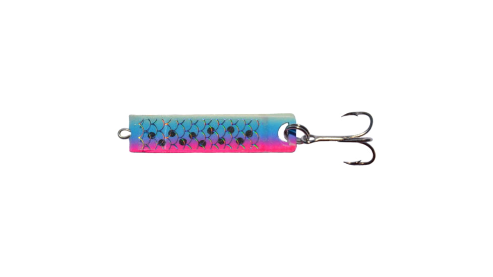 Mack's Lure Cripplure Freshwater Spoon, 1/4oz, Glow Trout, 40220