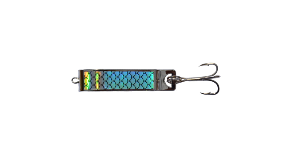 Mack's Lure Cripplure Freshwater Spoon, 1/4oz, Nickle Fishscale, 40204