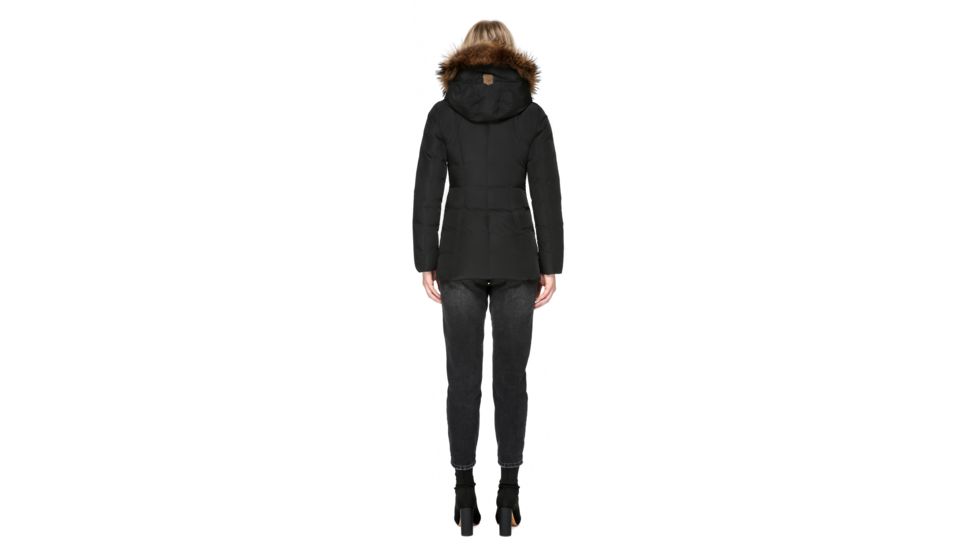 Mackage Adali Fitted Winter Down Coat With Fur Hood - Womens, Black, Medium ADALI-BLACK-M