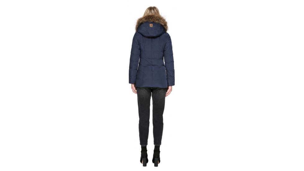 Mackage Adali Fitted Winter Down Coat With Fur Hood - Womens, Ink, Extra Small ADALI-INK-XS