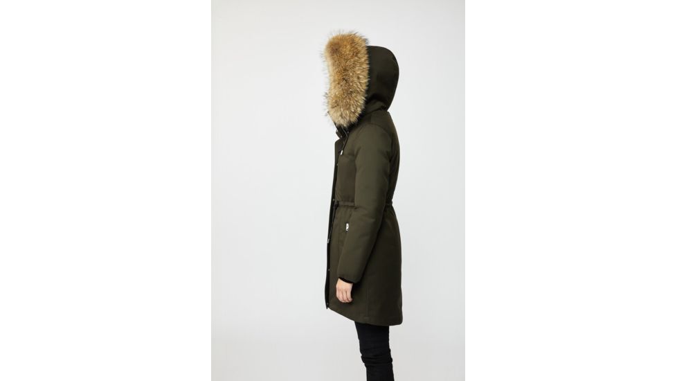 Mackage Anabel Jacket - Womens, Army / Natural Fur, Extra Large, Anabel-Army-XL