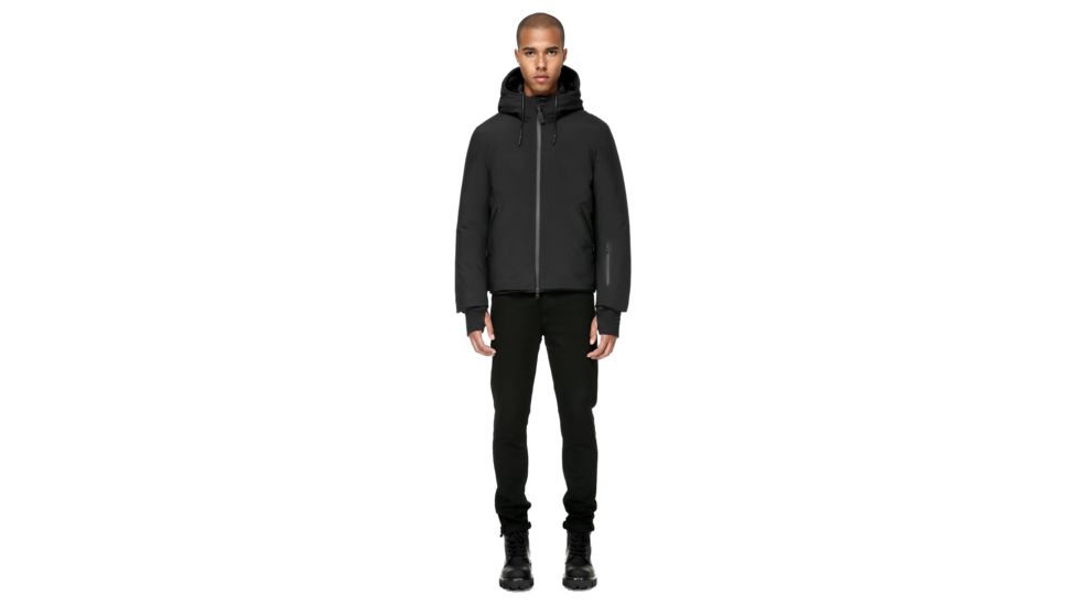 Mackage Isidro-J Jacquard Down Jacket With Hood - Mens, Black, 44, ISIDRO-BLACK-44