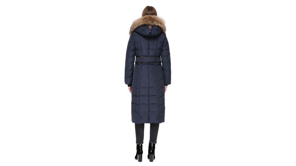 Mackage Jada Maxi Length Winter Down Coat With Sheepskin - Womens, Ink, Extra Small JADA-INK-XS