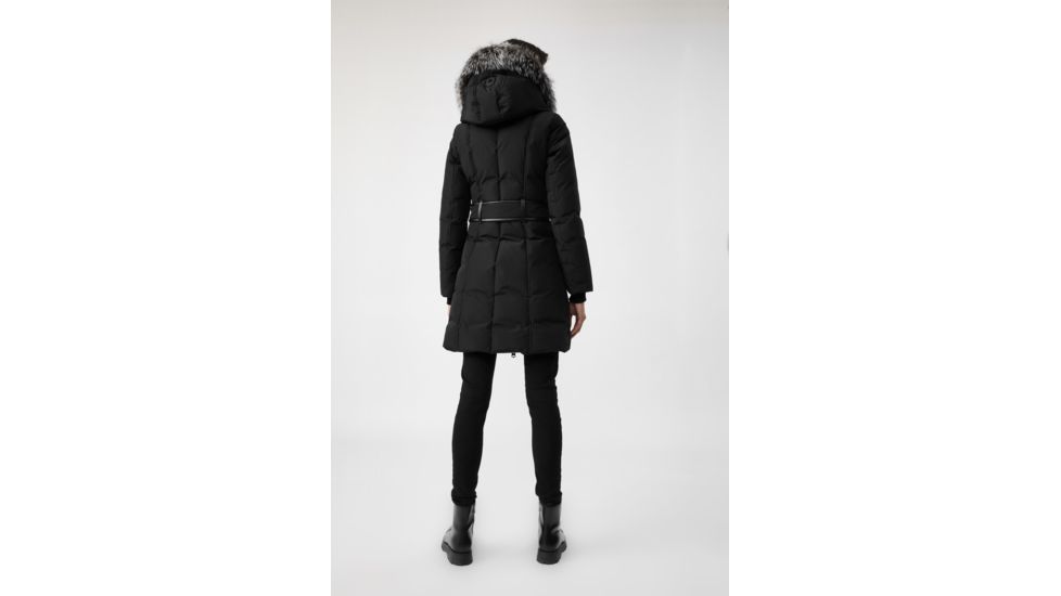 Mackage Kay Down Coat - Womens, Black / Silverfox Fur, Medium, Kay-XR-Black/Silver-M