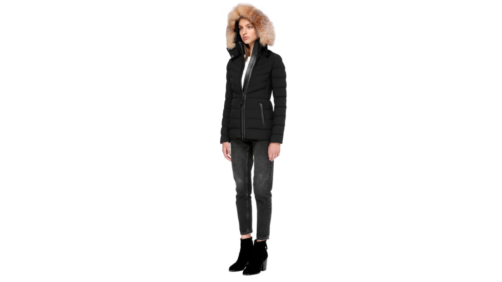 Mackage Patti-X Lightweight Down Jacket with a Removable Hood - Womens, Black, Extra Large, PATTI-X-BLACK-XL