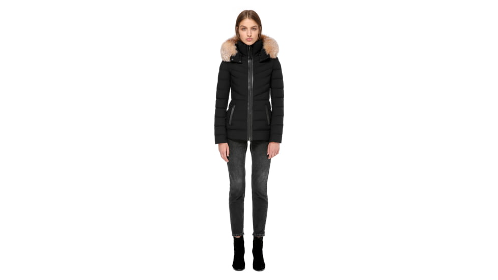 Mackage Patti-X Lightweight Down Jacket with a Removable Hood - Womens, Black, Extra Large, PATTI-X-BLACK-XL