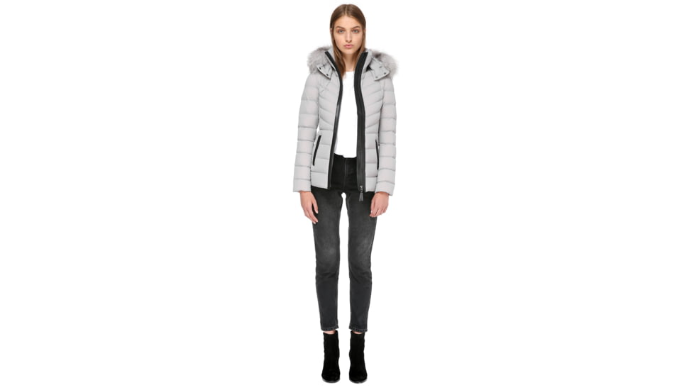 Mackage Patti-X Lightweight Down Jacket with a Removable Hood - Womens, Mineral, Small, PATTI-X-MINERAL-S