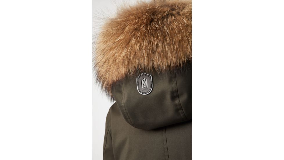 Mackage Rena Twill Parka - Womens, Army / Natural Fur, Extra Small, Rena-DR-Army-XS