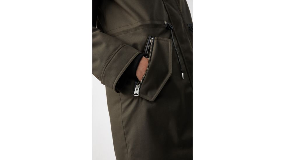 Mackage Rena Twill Parka - Womens, Army / Natural Fur, Extra Small, Rena-DR-Army-XS