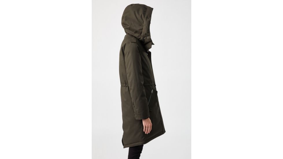 Mackage Rena Twill Parka - Womens, Army / Natural Fur, Extra Small, Rena-DR-Army-XS