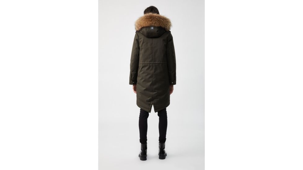 Mackage Rena Twill Parka - Womens, Army / Natural Fur, Extra Small, Rena-DR-Army-XS