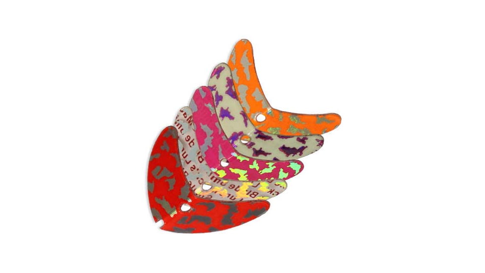 Macks Lure Smile Blade, Assorted Tiger, 1 1/2in, 5 Pack, 65340