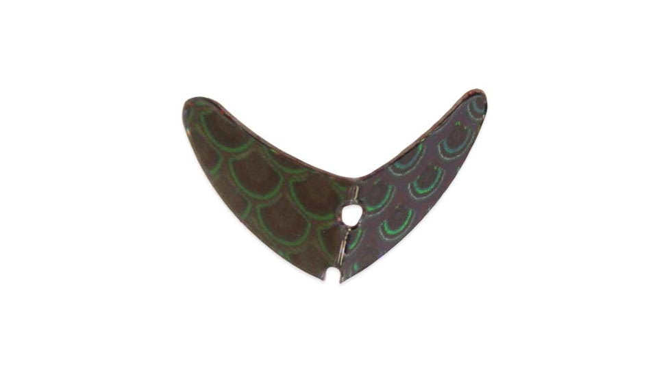 Macks Lure Smile Blade, Black Scale, 1 1/2in, 5 Pack, 65309