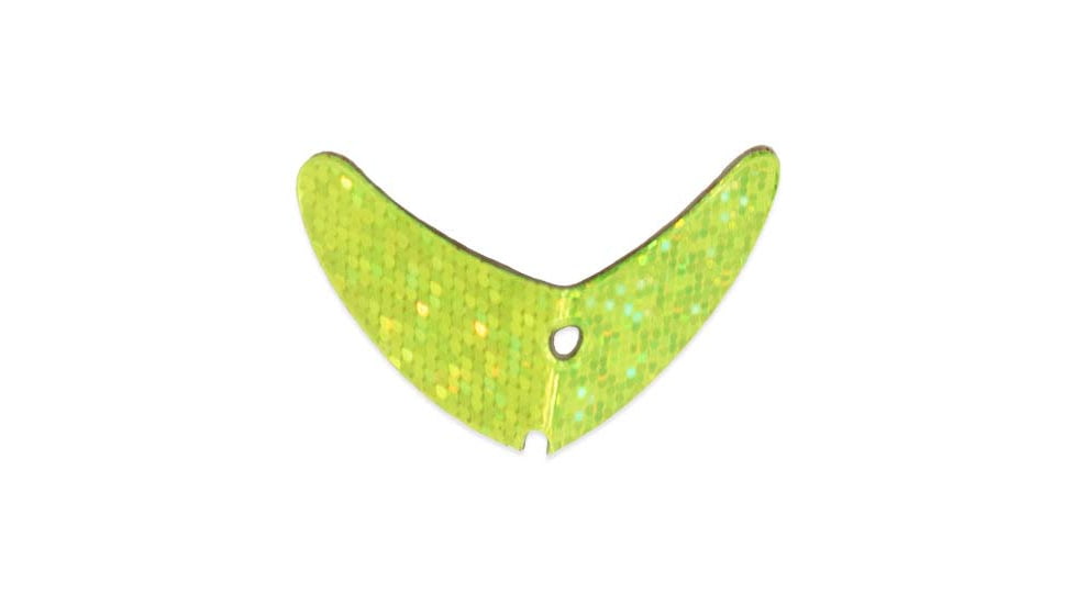 Macks Lure Smile Blade, Chartreuse Sparkle, 2.8in, 3 Pack, 65524