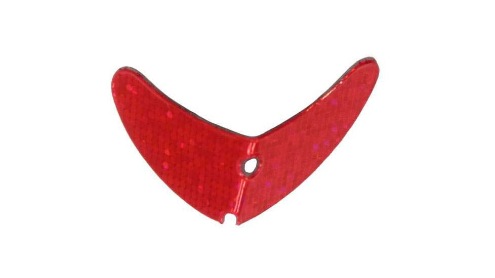 Macks Lure Smile Blade, Hot Pink Sparkle, 0.8in, 5 Pack, 65128