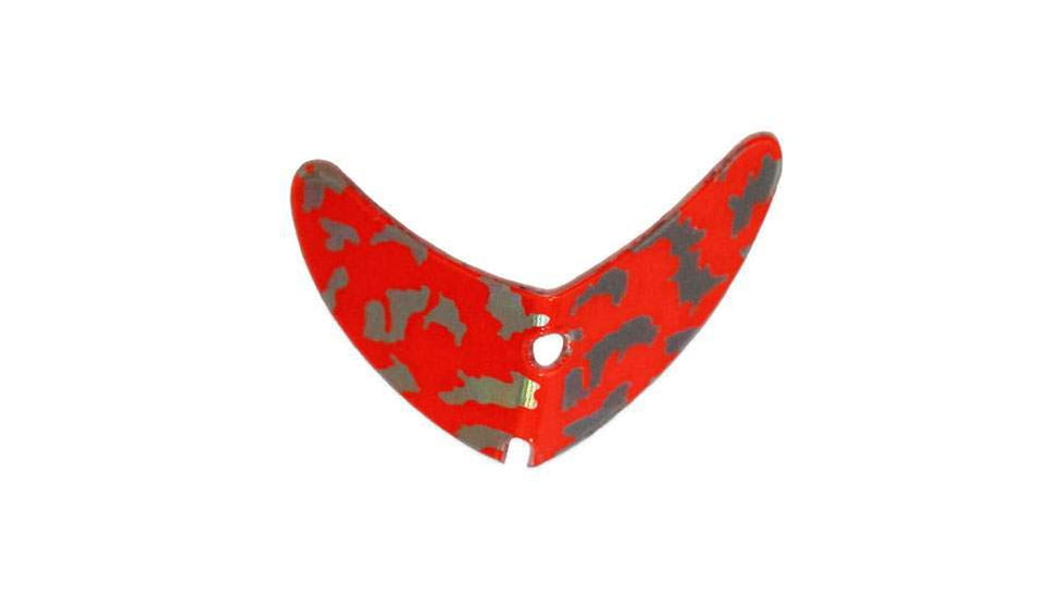 Macks Lure Smile Blade, Red Tiger/Black, 1.1in, 5 Pack, 65242