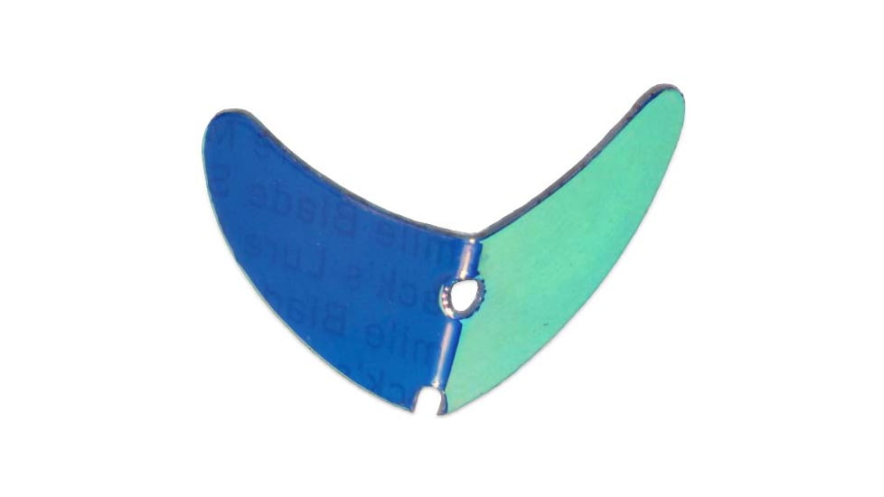 Macks Lure Smile Blade, Uv Glo Burst Mirror, 1.1in, 5 Pack, 65270