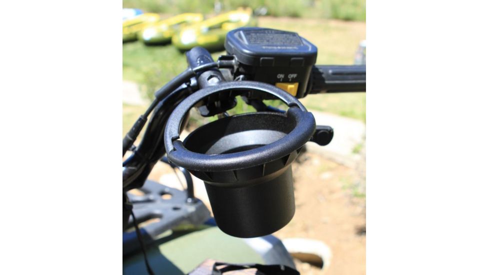 Coleman Mad Dog ATV UTV Cup Holder, Holds Bottles, Cups up to 16.9 fl oz, Black, Fits Handlebars w/ 20mm - 31mm Diameters 2000012638