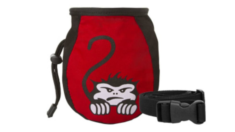 Chalk Bag - Kids -Red Crouching Monkey
