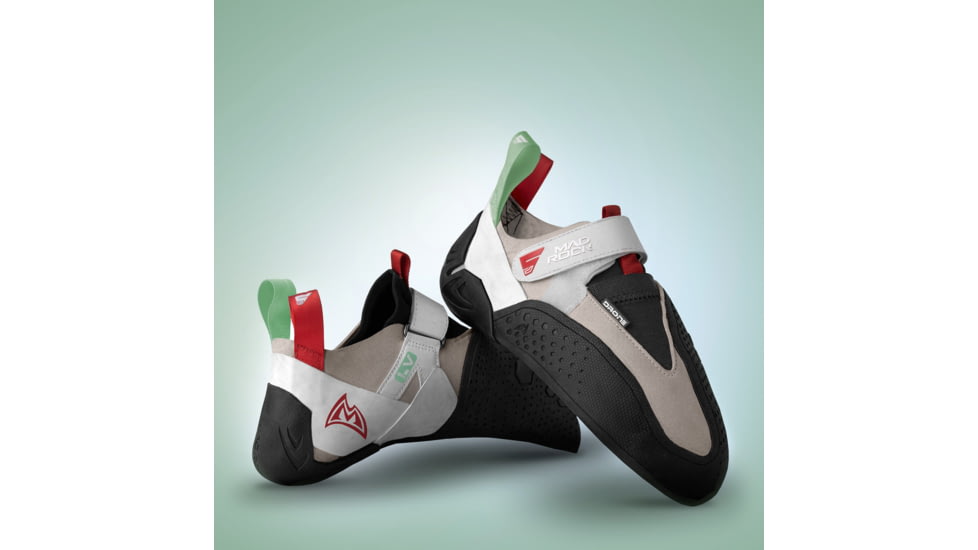 Mad Rock Drone CS LV Mens Climbing Shoes - Mens, Tan/Rose Red/Mint, 13, 465130