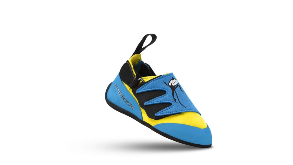 Mad Rock Mad Monkey 2.0 Kids Climbing Shoes, Baby Blue/Yellow, 10 US, 406210-210