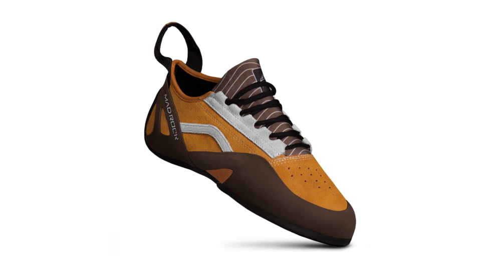 USED Mad Rock Phoenix Climbing Shoes, Brown/Orange, 7, 459070, EDEMO1