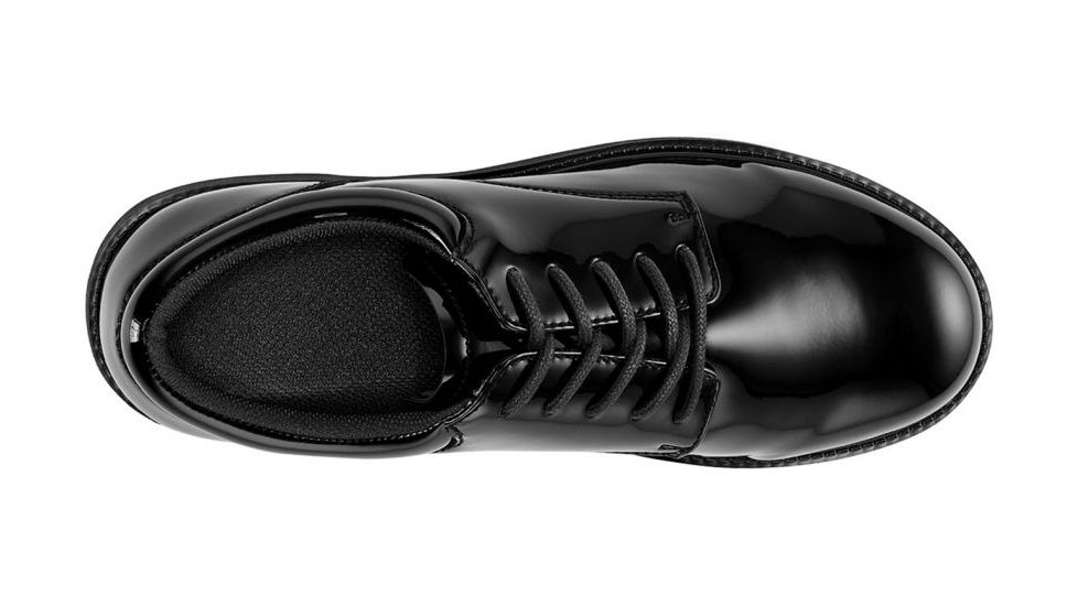 Maelstrom Gloss Duty Oxford Mens Shoe, Extra Wide, 15, Black, 220-15EW