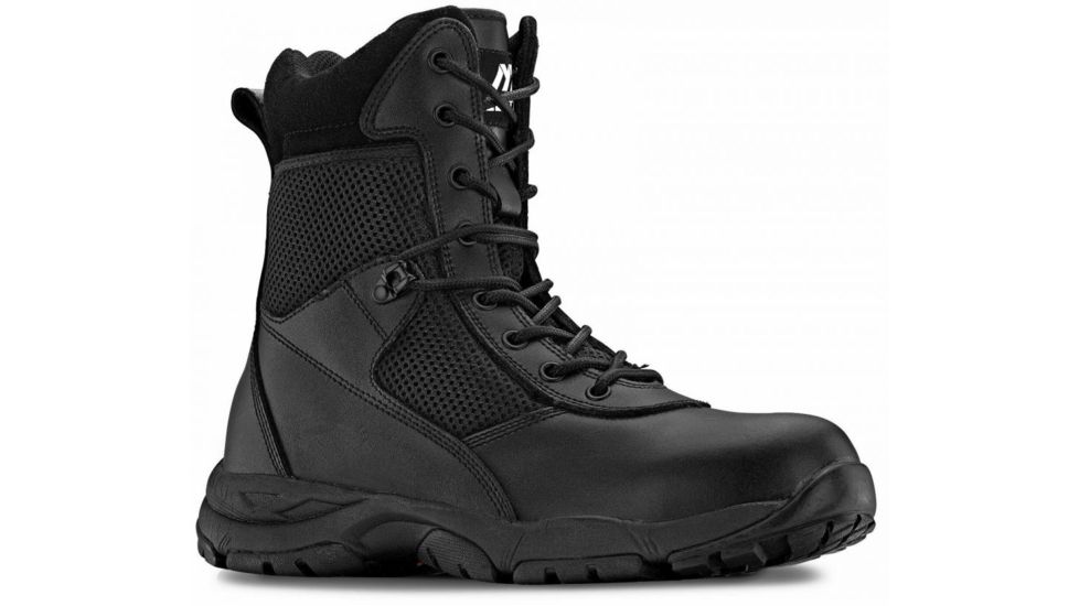 Maelstrom Landship 2.0 Mens 8in Tactical Boot w/ Zipper, Non-Insulated, Medium, 10, Black, T1280BZ-10M
