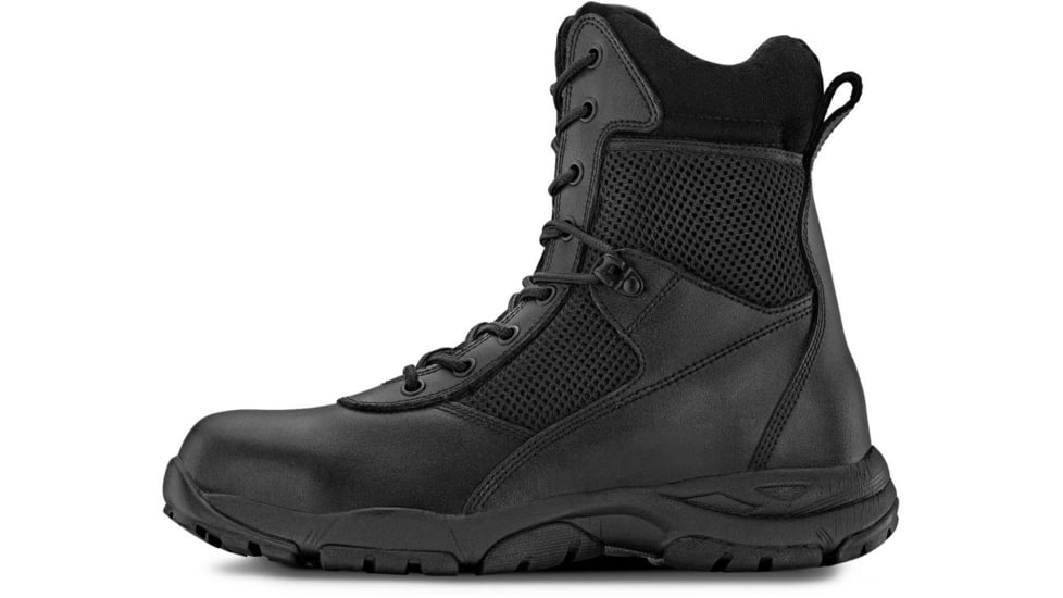 Maelstrom Landship 2.0 Mens 8in Tactical Boot w/ Zipper, Non-Insulated, Medium, 10, Black, T1280BZ-10M