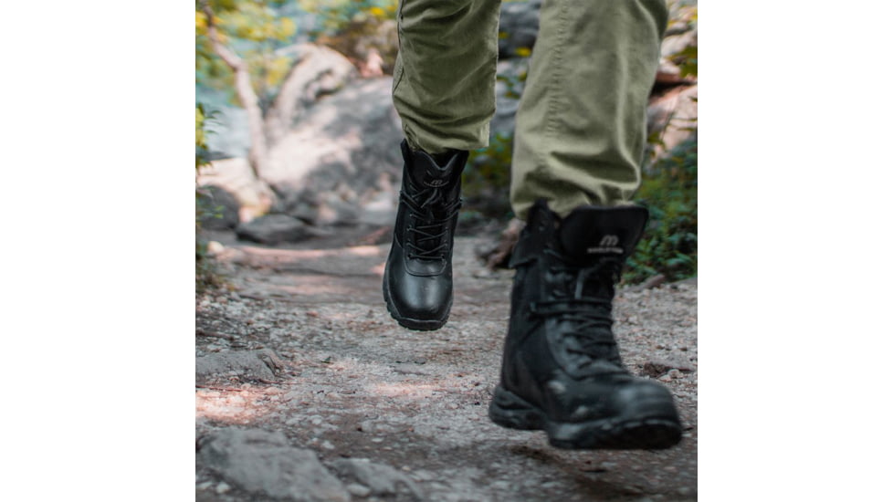 Maelstrom Landship 2.0 Mens 8in Tactical Boot w/ Zipper, Non-Insulated, Medium, 10, Black, T1280BZ-10M