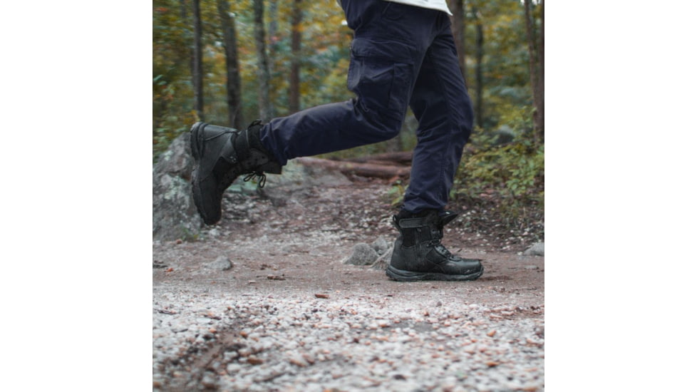 Maelstrom Landship 2.0 Mens 8in Tactical Boot w/ Zipper, Non-Insulated, Medium, 10, Black, T1280BZ-10M