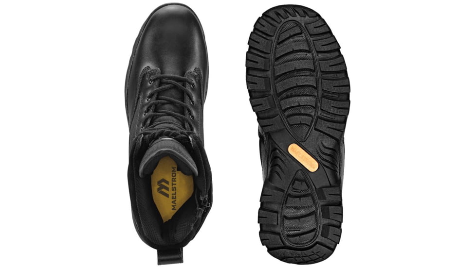 Maelstrom Tac Force Mens 8in Tactical Boot w/ Zipper, Waterproof, Insulated, Medium, 11.5, Black, T5180Z WP IN-11.5M