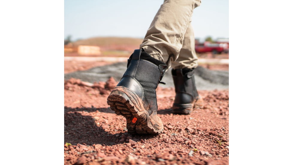 Maelstrom Tac Force Mens 8in Tactical Boot w/ Zipper, Waterproof, Insulated, Medium, 11.5, Black, T5180Z WP IN-11.5M