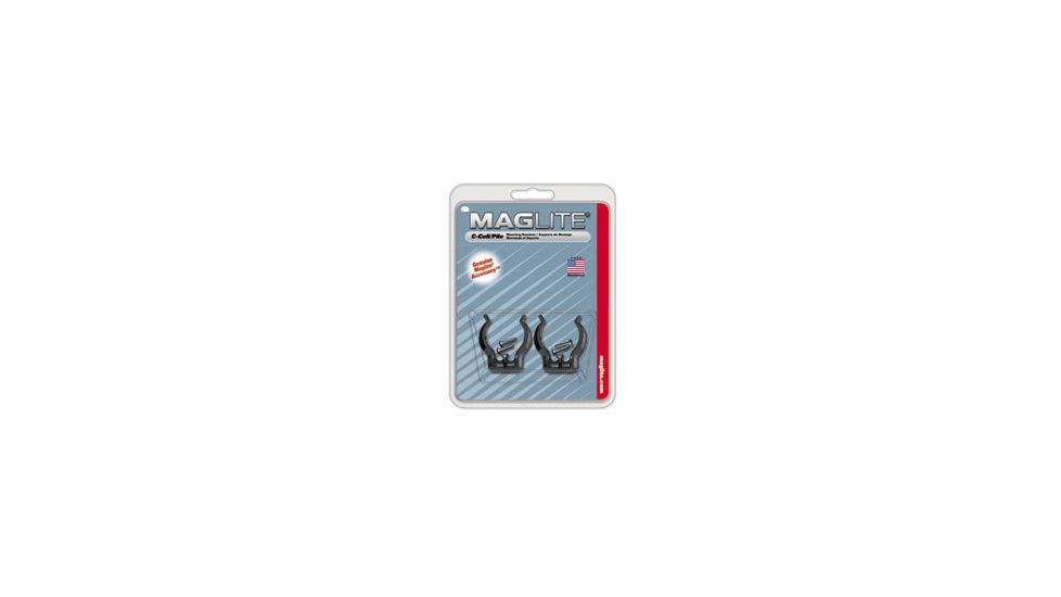 Mag ASXCAT6 Universal Mounting Brackets for MagLite C-Cell Flashlight, 2/Pkg
