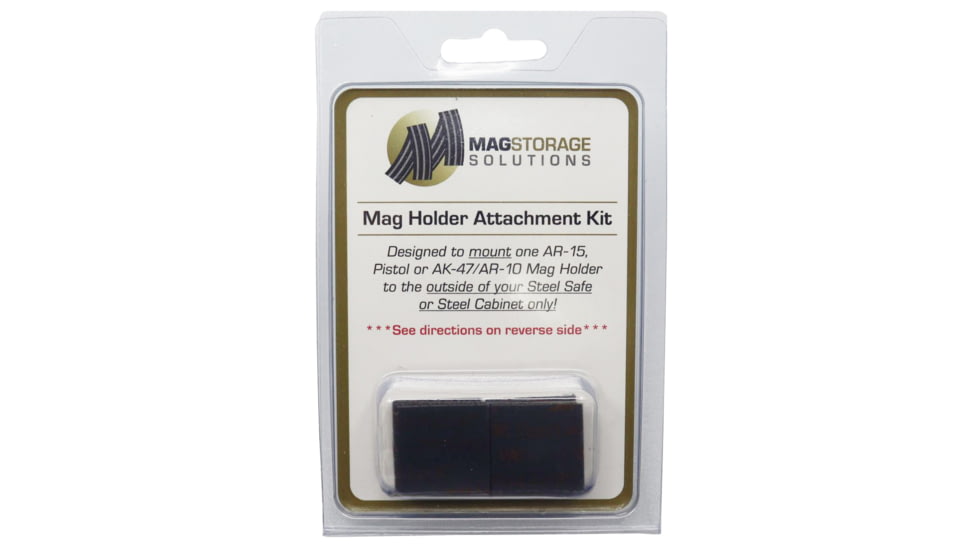 Mag Storage Solutions Holder Attachment Kit, Black, MHAK