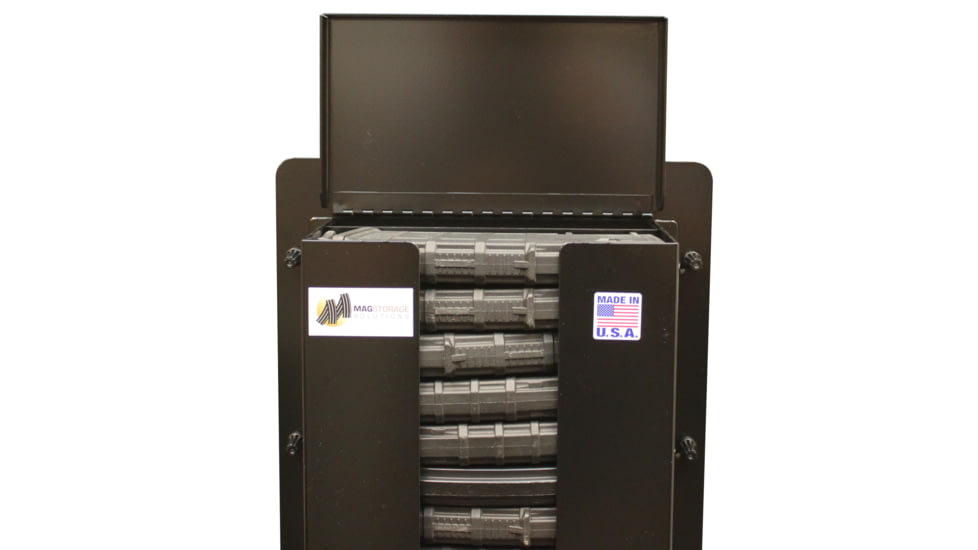 Mag Storage Solutions AR-15 Steel Magazine Dispenser, AR-15, Black, PZD-15