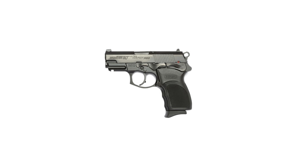 Bersa Thunder-40-UC-Pro Pistol, .40 S&amp;W, 3.25 in barrel, aluminum alloy frame, black polymer grip, recoil operated semi-automatic, double-action, ambidextrous thumb safety, white 3-dot, 10 round magazine, BRSATDR40UCPRO-FRRMPG