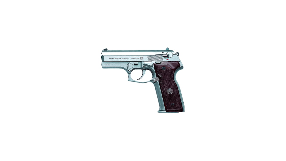 Beretta 8000F-Cougar-Inox Pistol, 9mm Luger, 3.6 in barrel, anodized aluminum frame, checkered plastic grip, short recoil semi-automatic, double-action, slide mounted safety/decock lever, fixed 3-dot, 13 round magazine, BT-8000F-CGR-INX-FRRMPG