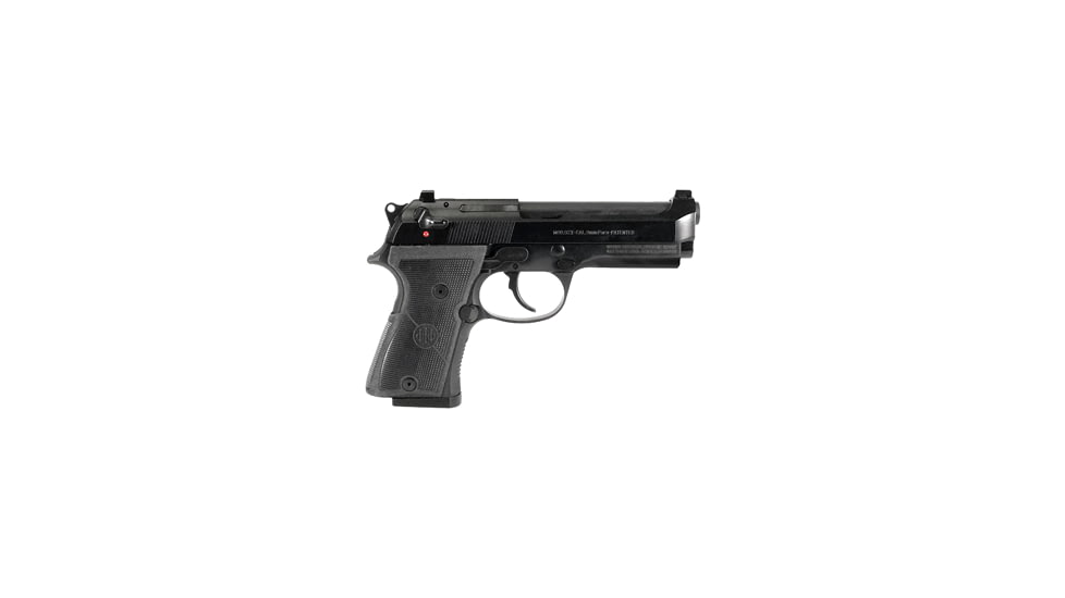 Beretta 92X-Compact Pistol, 9mm Luger, 4.25 in barrel, aluminum alloy frame, black polymer grip, recoil operated semi-automatic, double-action, slide mounted ambi safety/decocker, fixed combat, 13 round magazine, BT-92X-CPT-FRRMPG
