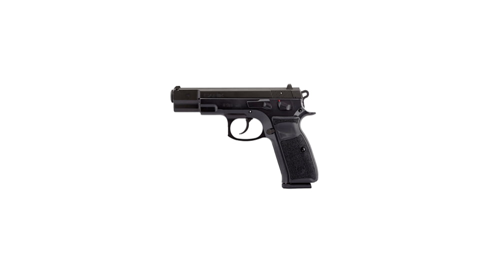 Canik S120 Pistol, 9mm Luger, 4.72 in barrel, black finish steel frame, black polymer grip, recoil operated semi-automatic, double-action, frame mounted manual safety, fixed white 3-dot, 17 round magazine, CANIK-S120-FRRMPG