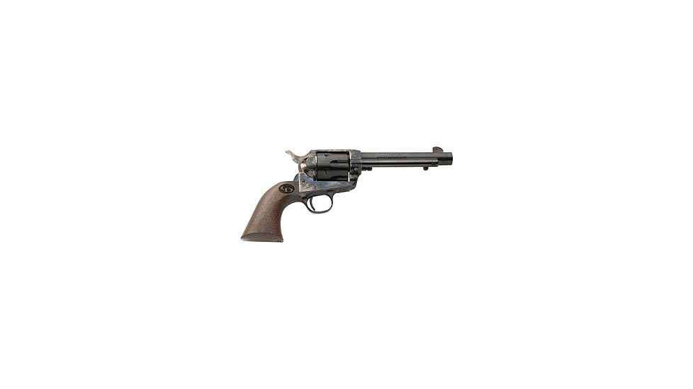 Charles Daly 1873 Revolver, .357 Magnum, 5.5 in barrel, color case blued steel frame, walnut grip, revolving chamber, single-action, hammer; cylinder pin, fixed blade front, fixed rear, 6 round magazine, CD-1873-2-FRRMPG