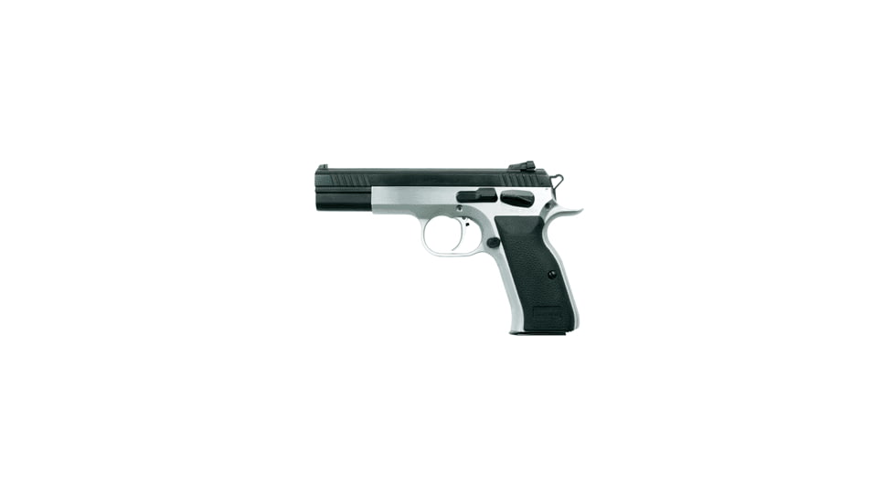 EAA Witness-Elite-Match Pistol, .40 S&amp;W, 4.75 in barrel, hard chromed carbon steel frame, black rubber grip, recoil operated semi-automatic, single-action, 3-dot combat, 15 round magazine, EAAWTNSELTMTC2-FRRMPG