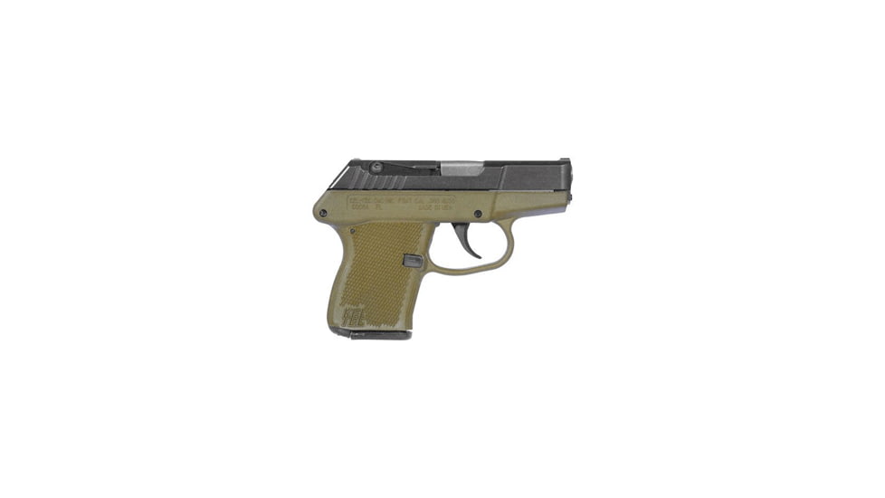Kel-Tec P-3AT-P3AT Pistol, .380 ACP, 2.7 in barrel, high-impact polymer frame, integrated polymer grip, locked breech semi-automatic, double-action only, transfer bar safety, fixed, 6 round magazine, KT-P-3AT-P3AT-FRRMPG