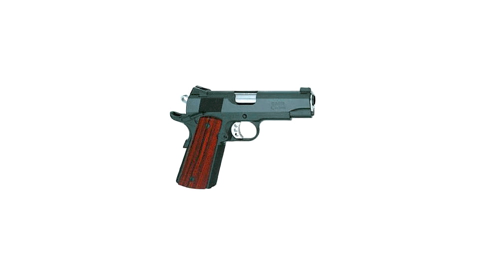 Les Baer 1911-Concept-IX Pistol, .45 ACP, 4.25 in barrel, aluminum alloy frame, checkered cocobolo grip, recoil operated semi-automatic, single-action, grip safety, manual thumb safety, fixed combat, 8 round magazine, LB-1911-CNCP-IX-FRRMPG