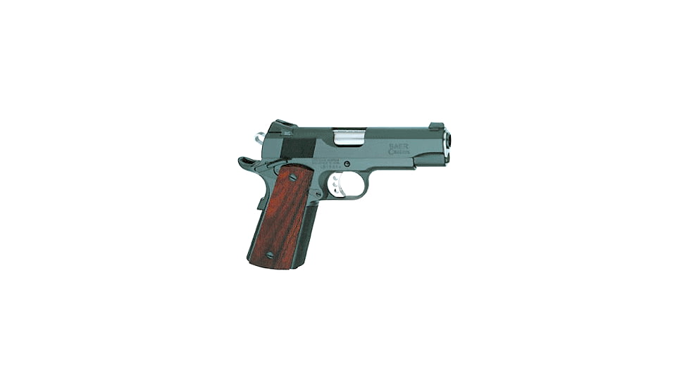 Les Baer 1911-Concept-VII Pistol, .45 ACP, 4.25 in barrel, blued finish steel frame, checkered cocobolo grip, recoil operated semi-automatic, single-action, fixed combat night sights, 8 round magazine, LB-1911-CNCP-VII-FRRMPG