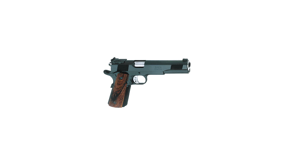 Les Baer 1911-Premier-II Pistol, .38 Super, 6 in barrel, blued finish steel frame, checkered cocobolo grip, recoil operated semi-automatic, single-action, grip safety, manual thumb safety, fully adjustable, 8 round magazine, LB-1911-PRM-II-2-FRRMPG