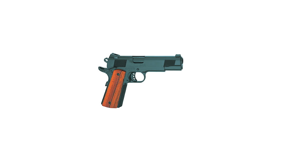 Les Baer 1911-SRP Pistol, .45 ACP, 5 in barrel, blued finish steel frame, checkered cocobolo grip, recoil operated semi-automatic, single-action, grip safety, manual thumb safety, fixed combat night sights, 8 round magazine, LB-1911-SRP-2-FRRMPG