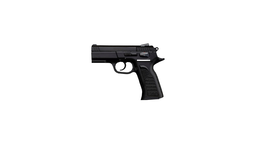 Rock Island Armory MAPP-MS Pistol, 9mm Luger, 3.66 in barrel, black polymer frame, integrated polymer grip, recoil operated semi-automatic, double-action, frame mounted safety lever, snag free fixed combat, 16 round magazine, RIA-MAPP-MS-FRRMPG