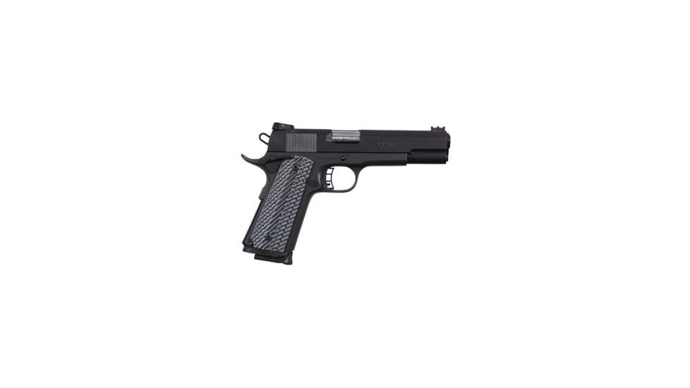 Rock Island Armory TCM-Rock-Ultra Pistol, .22 TCM, 5 in barrel, parkerized steel frame, G10 composite grip, recoil operated semi-automatic, single-action, fiber-optic front, adjustable rear, 10 round magazine, RIA-TCM-ROCK-UTA-2-FRRMPG