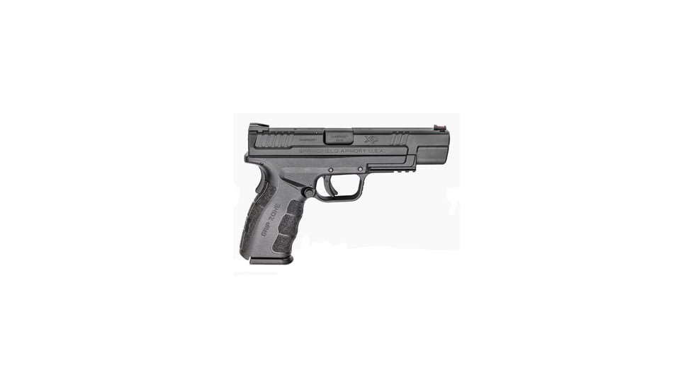 Springfield Armory XD-Mod-2 Pistol, 9mm Luger, 5 in barrel, polymer frame, integrated polymer grip, recoil operated semi-automatic, striker single-action, fiber optic front, fixed 2 dot rear, 16 round magazine, SAXDMOD.27-FRRMPG